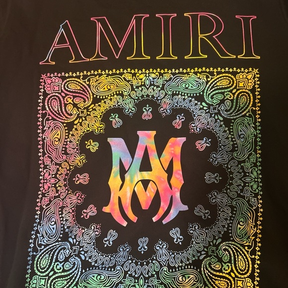 Amiri Crewneck,multicolor,medium       Apple Pay or Cash app - Picture 3 of 8